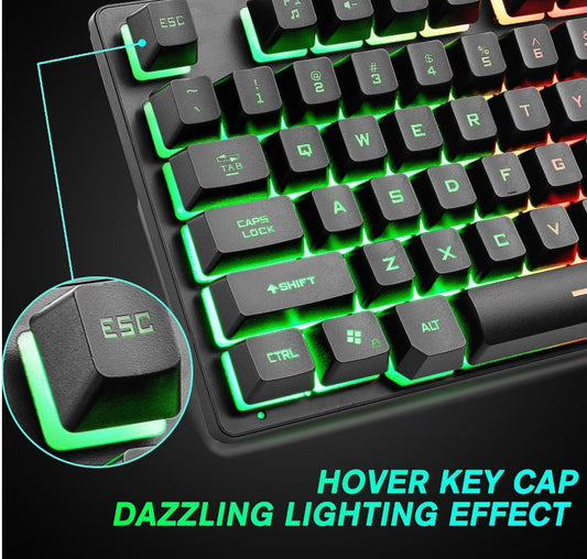 Mechanical Gaming Keyboard – RGB Backlit for PC & Laptop