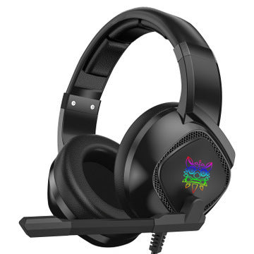 RGB Gaming Headset – Noise-Cancelling Over-Ear Headphones with Mic