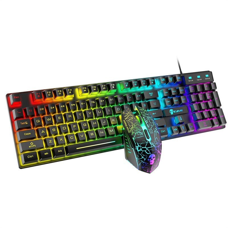 Kuiying T6RGB Gaming Keyboard & Mouse Set – Luminous Backlight