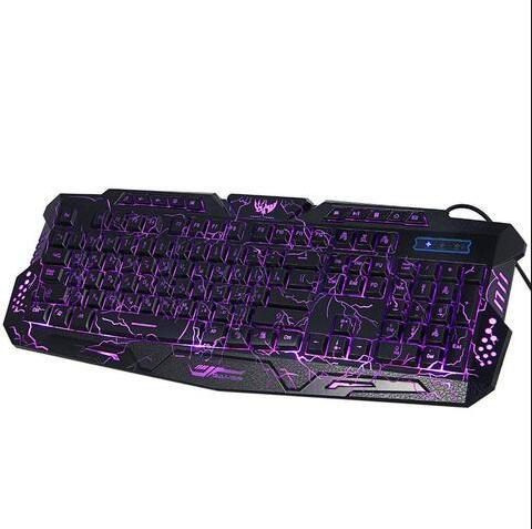 LED Luminescent Gaming Keyboard – Backlit & Ergonomic Design