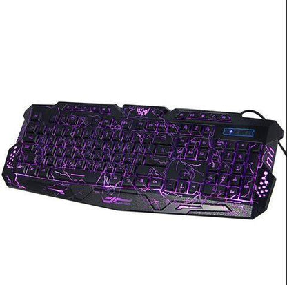 LED Luminescent Gaming Keyboard – Backlit & Ergonomic Design