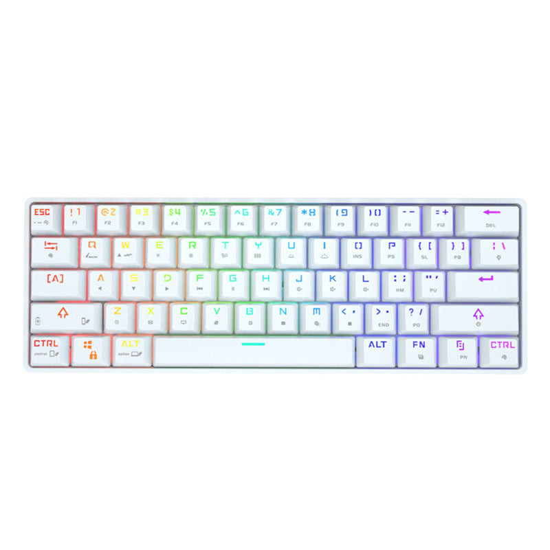 Wireless Bluetooth Mechanical Keyboard – Colorful PBT Keycaps