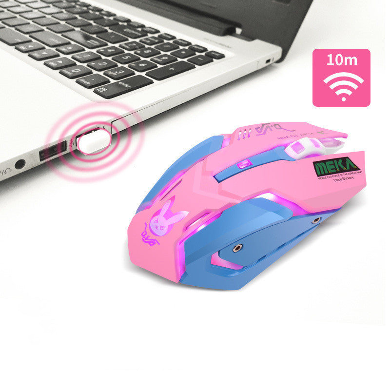 Silent Gaming Mouse – Ergonomic & High-Precision USB/Wireless
