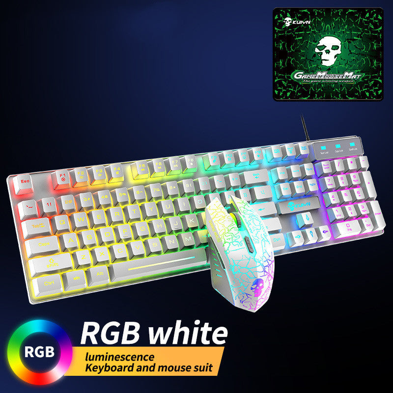 Kuiying T6RGB Gaming Keyboard & Mouse Set – Luminous Backlight