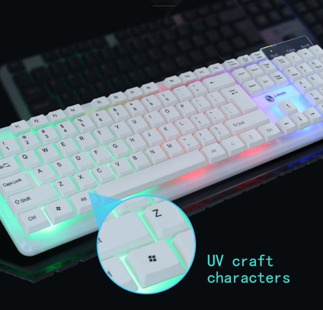 🖥️✨ Set Clavier + Souris Gaming – Performance, Style & Précision