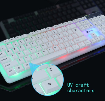 🖥️✨ Set Clavier + Souris Gaming – Performance, Style & Précision