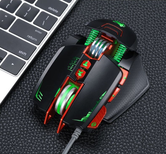 Thunder Wolf V9 Gaming Mouse – Precision & RGB Lighting