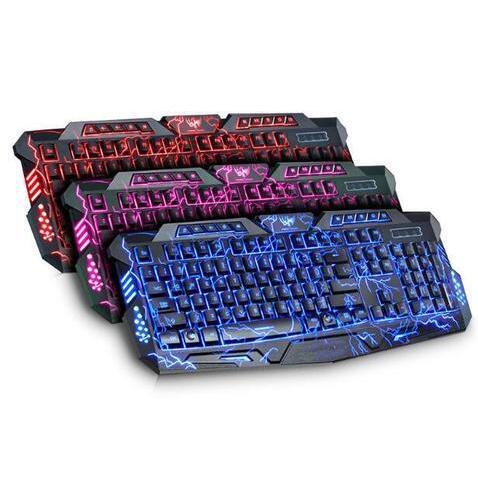 LED Luminescent Gaming Keyboard – Backlit & Ergonomic Design