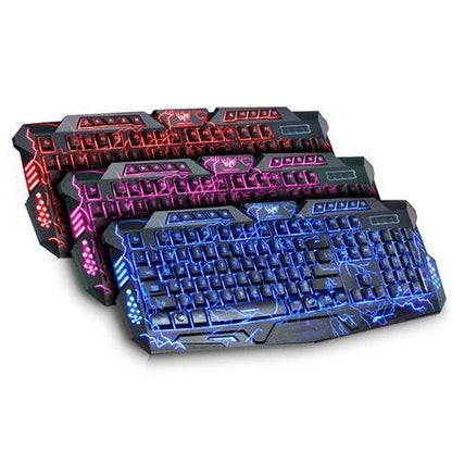 LED Luminescent Gaming Keyboard – Backlit & Ergonomic Design