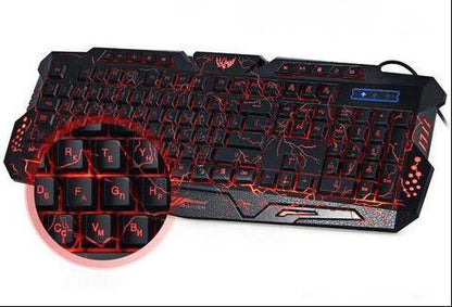 LED Luminescent Gaming Keyboard – Backlit & Ergonomic Design