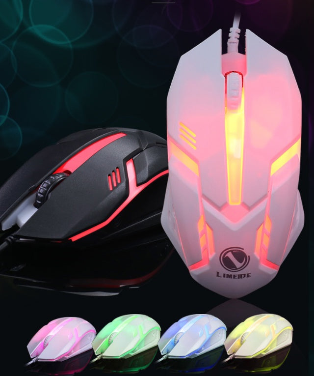 🖥️✨ Set Clavier + Souris Gaming – Performance, Style & Précision