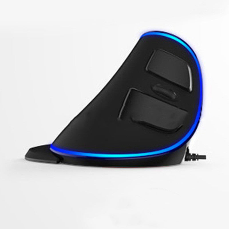 Vertical Ergonomic RGB Wired Mouse – Snail Design