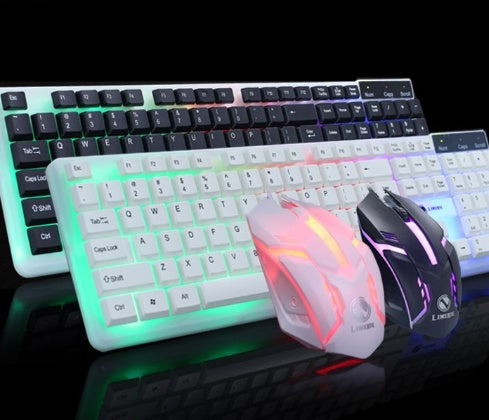 🖥️✨ Set Clavier + Souris Gaming – Performance, Style & Précision