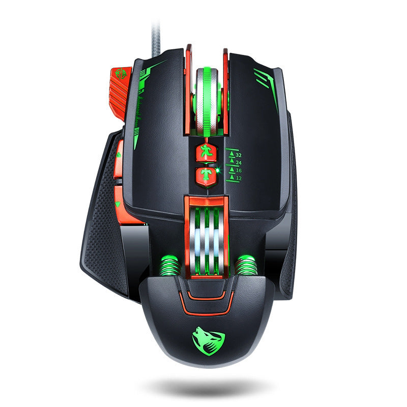 Thunder Wolf V9 Gaming Mouse – Precision & RGB Lighting