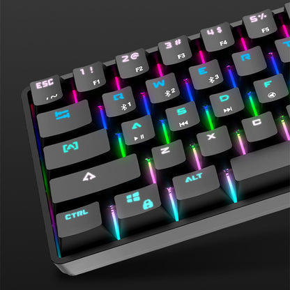 Wireless Bluetooth Mechanical Keyboard – Colorful PBT Keycaps