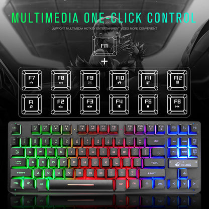 Mechanical Gaming Keyboard – RGB Backlit for PC & Laptop