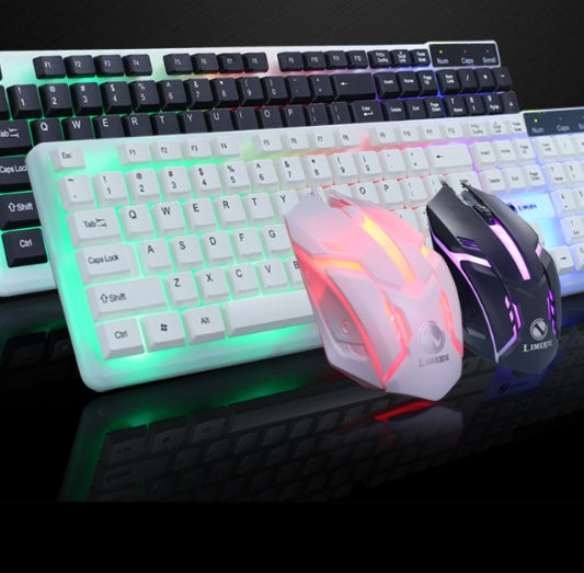 🖥️✨ Set Clavier + Souris Gaming – Performance, Style & Précision