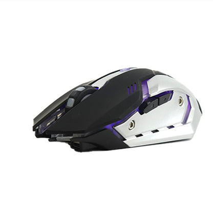 Wireless Charging Silent Gaming Mouse – Mechanical Style